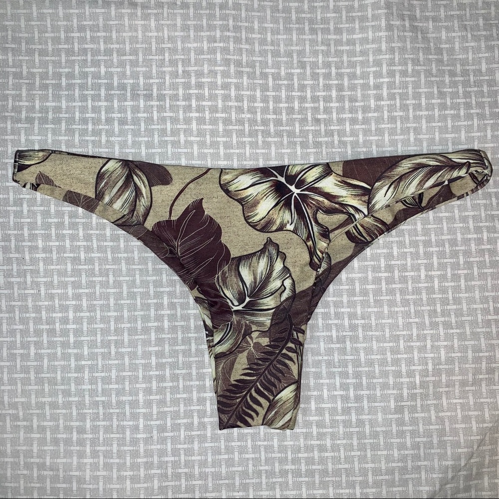 NEW: mikoh bikini BOTTOM: aloha palm print